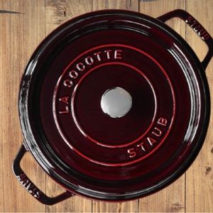 Staub Enameled 4qt Cast Iron Dutch Oven - Grenadine
